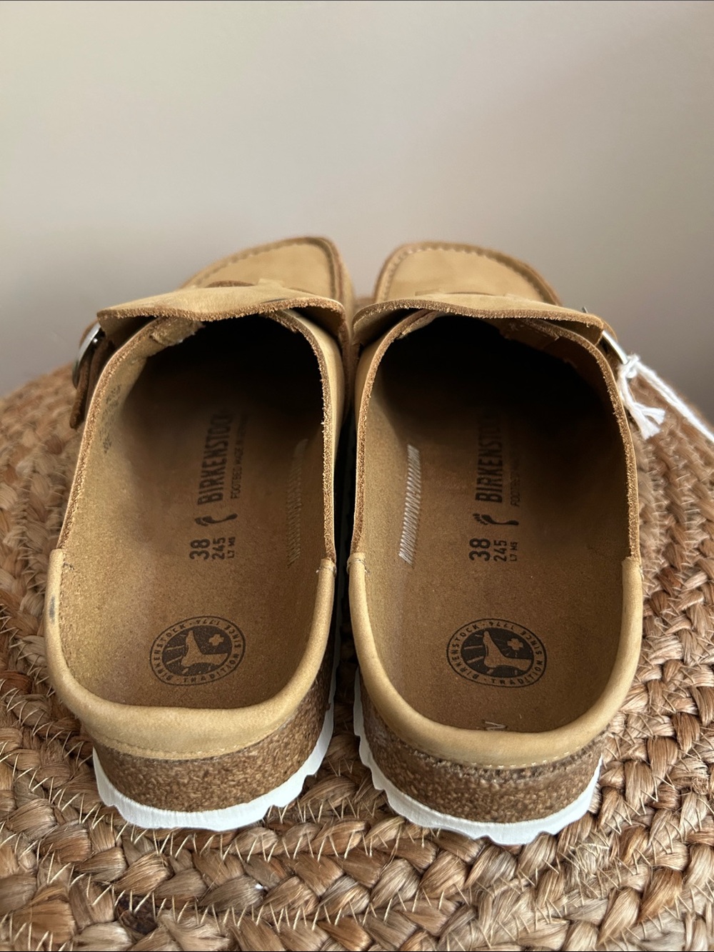 Birkenstock Buckley Tan Leather Clog - Picture 3 of 9